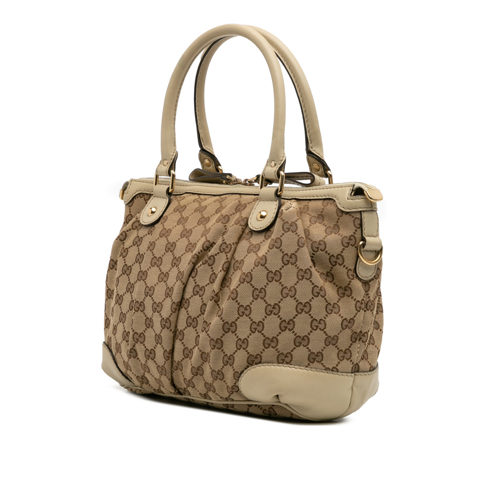 Pre-Loved Gucci GG Canvas Sukey Satchel - Picture 2 of 12